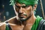 Placeholder: Zoro in 8k live action anime artstyle, one piece them, Young man, dynamic pose, intricate details, highly detailed, high details, detailed portrait, masterpiece,ultra detailed, ultra quality