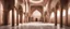 Placeholder: Hyper Realistic Inside View of brown wall mosque with some empty area on side