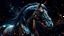 Placeholder: Powerfull Horse ,Cosmic Background, 8K High Quality,