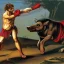 Placeholder: romulus en remus fighting in comic