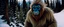 Placeholder: The Yeti by Stanley Kubrick (1989), depth of field, classic film, bokeh background blur, Kananaskis Country, psychedelic, sacred geometry, iconic image