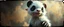 Placeholder: 3d airbrush render, white fluffy panda elf alien dodo , pinhole cam, airbrush 3d rendering, in the style of Titian and Dali , torn edges on border