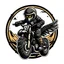 Placeholder: Logo for off road motorcycle rider Raven Junior