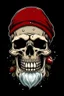 Placeholder: santa skull