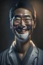 Placeholder: asian surgeon portrait smiling, scalpel pose, dark lighting, hyper-realistic, Meticulously intricate perfectly symmetrical extremely detailed, portrait, pixiv daily ranking, pixiv, extreme depth of field, artstation, spectacular details, volumetric lighting, masterpiece, cinematic, Hollywood production, 8k resolution, high definition, max octane render, vivid colors, max resolution, unreal engine , max perfectionism, realistic composition, professional photography, max focus, masterful technique