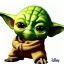 Placeholder: Chibi yoda, pixar 2022, modern Disney style