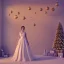 Placeholder: christmas ambience, bridal model, cinema 4d, octane render, high detail