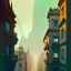 Placeholder: Corner building +Beaux Arts architecture+uphill road+trees+ biopunk+Bueno Aires+turin+trieste+Book illustration by Gediminas Pranckevičius, Jean Baptiste Monge, Brian Kesinger, Anton fadeev, Kilian Eng, strong lines, high contrast vibrant colors, highly detailed, 16k resolution, trending on behance