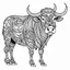 Placeholder: bull, realistic, coloring page, Animal, mandala, only draw lines, coloring book, clean line art, wildlife-inspired, kid style, –no sketch, color, –ar 3:4, white background, minimalistic black lines, 8k, minimal black color, low level black colors, coloring page, use pure black and white colors, avoid thick black colors, thin black line art, avoid colors, perfect shape, perfect clear lines, clear edges, fill total edges, exact perfect edges, not use black colors, dont use black colors