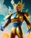 Placeholder: Goku, metal golden leg armor, defined muscles, no shirt, soft light atmosphere, light effect，vaporwave colorful, concept art, smooth, extremely sharp detail, finely tuned detail, ultra high definition, 8 k, unreal engine 5, ultra sharp focus