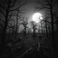 Placeholder: Close-up Ilford photograph of a creepy surreal landscape, eerie, very surreal, trees, spooky, metaphysical objects, giant sun, intricate, thoughtful, appalling, deep 3d field, 8k, hypermaximalist