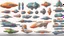 Placeholder: 2D cartoon space game assets, 2D cartoon space ships, rtstation,, games, cgsociety, cloisonnism, detailed painting, high detail