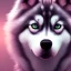 Placeholder: Husky, pink eyes, 8K, cinematic lighting, sharp focus, masterpiece, expert