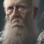 Placeholder: old man, perception of mortality, loose morals, angry at society, disappointed by life, Unreal Engine 5, highly detailed, highest quality, digital painting, complex 3d render, unreal engine render, insane detail, intricate photograph quality, magnificent, majestic, highly intricate, Realistic photography, grand hall, wicked throne, holding scepter, crown of barbwire, dark color palette, metallic, highly detailed, highest quality, digital painting