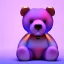 Placeholder: transparent multicolor crystal bear