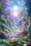 Placeholder: verybeautiful-magical-garden-of-the-angelic-kingdom-blue-and-pink-plants-and-trees-small-river-sunshine-flowers-haze-thumb-rainbow-ufo-bright-colors-beautiful flowers