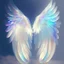 Placeholder: iridescent angel wings