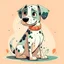 Placeholder: dog , cute , style illustration