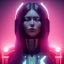 Placeholder: Rusian, Cyber Woman, long hair, samurai, cyberpunk, neon, highly detailed, art stations, concept art, smooth, unreal engine 5, god rays, ray tracing, RTX, lumen lighting, ultra detail, volumetric lighting, 3d, finely drawn, high definition, high resolution, gradient background