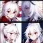 Placeholder: Clear focus, 8k, beautiful lighting, vibrant colors, fox girl, white hair, long hair, vibrant red eyes, ponytail, messy hair, hair in between the eyes, miko