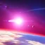 Placeholder: ufo, very beautiful bright mothership , elegant, clouds, planets, galactic atmosphere, atmospheric, realistic, cinematic lighting, pink blue light, 8k,