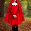 Placeholder: gorgeous, big buxomed red riding hood