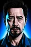 Placeholder: Comic portrait of Tony Stark