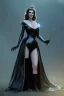 Placeholder: Julia Roberts as evil queen in black leather gown, evil, busty, cleavage, curvy, angry, happy, stern look. character design by cory loftis, fenghua zhong, ryohei hase, ismail inceoglu and ruan jia. unreal engine 5, artistic lighting, highly detailed, photorealistic, fantasy