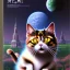 Placeholder: falling cat, book cover art