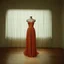 Placeholder: autochrome of a display mannequin in an empty room, 1900