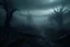 Placeholder: dark of a nightmare ten miles high and six foot deep, hyper photorealistic, hyper detailed dark art color, high resolution, fog, octane render, tilt shift, HDRI Environment