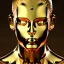 Placeholder: gold man, beautiful, soft, blue eyes, hight definition, 8k