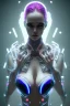 Placeholder: cyberpunk, black latex body, women, body portrai, big boobs, highlight eyes perfect, skin, tron, cyborg, perfekt sexy, real, dream, hr giger