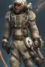 Placeholder: diver like a strong,with the gun,hi quality detail,hi quality textures,cinematic,realistic,aggressive,cosmic