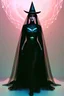 Placeholder: Ultraquality digital_illustration of a witch bride wearing a black wedding dress!!!, deep watercolor!,cosmic, astral, inspired by ismail inceoglu, Dan_witz, moebius , android_jones, artgerm , studio mappa, photorealistic, Hyperrealistic, cgsociety zbrush_central fantasy album cover art 4k hdr 64 megapixels 8k back lit complex elaborate fantastical hyperdetailed