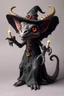 Placeholder: hi poly Mud luxury witch Wyrm psychic hypnotic deviant Opossum T-pose just the character and simple background