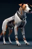 Placeholder: a space ship that has legs attached to the sides that look like realistic dog legs realistic