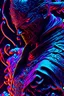 Placeholder: blacklight reactive 3d 8k hd :: ninja warrior :: by stephen king, crazy, dark fantasy, intricate detailed masterpiece, ray tracing:: cinematic 4D::