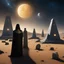 Placeholder: [high res photo in the Star Trek universe] a solemn cemetery on a remote planet, where ancient tombstones stand as silent sentinels under the alien sky. Amidst the hushed stillness, a lone figure, cloaked in a Starfleet uniform, stands before a weathered tombstone. In their hand, a crystal glass filled with the golden glow of Saundy Saurian Brandy.As the figure raises the glass in a somber salute, the brandy catches the ethereal light, casting a warm, inviting glow on the surrounding tombstones.