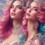 Placeholder: sexy, beautiful, young woman, detailed gorgeous face, vaporwave aesthetic, synthwave, colorful, psychedelic, artstation, concept art, smooth, extremely sharp detail, finely tuned detail, ultra high definition, 8 k, unreal engine 5, ultra sharp focus, illustration, art by artgerm mary dimova, jim lee, greg rutkowski and alphonse mucha