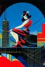 Placeholder: balance in the style of Hiroshi Nagai