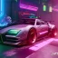 Placeholder: cyberpunk hyper car,cyberpunk 2077, ultra realistic,shiny, smooth, studio quality, octane render, Surrealism, Triadic colour scheme,glow-stick, ambient lighting,nightclub lighting, polaroid, 100mm, --ar 3:2 --v4