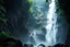 Placeholder: Ultra realistic documentary photography of a massive natural waterfall deep inside a tropical rainforest, powerful cascading water, dramatic rock formations, dense exotic vegetation, realistic jungle environment, natural mist created by the waterfall, soft sunlight penetrating through the trees, untouched wilderness, National Geographic style, professional landscape photography, shot with a professional DSLR camera, ultra photorealistic, highly detailed, realistic lighting, HDR, RAW photo, maste