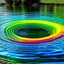 Placeholder: a colourful water circle