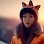 Placeholder: mdjrny-v4 style, cute asain girl wearing a fox hat by greg rutkowski and Guwiez, depth of field, cinematic lighting, 8k uhd, redshift render