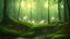 Placeholder: raining in the forest