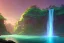 Placeholder: island waterfall palms twigs spring sunset rainbow bridge birds snow