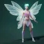 Placeholder: transparent multicolor crystal warrior fairy