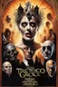 Placeholder: Title "Theatre Grottesco" modern movie poster design by Drew Struzan, art by Michael Whelan by Lee Miller, visceral dark horror film by "THOMAS LIGOTTI", staging of incoherent deformities and derangements, dreadful payhouse of a Grand Guignal, ultra dramatic, horror movie aesthetic, ultra quality.