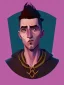 Placeholder: Portrait of a 30 year old strange gay wizard like Jake Gylenhaal